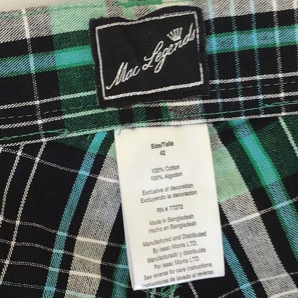Mac Legends men golf shorts size tall 42 preowned excellent condition - Picture 4 of 5
